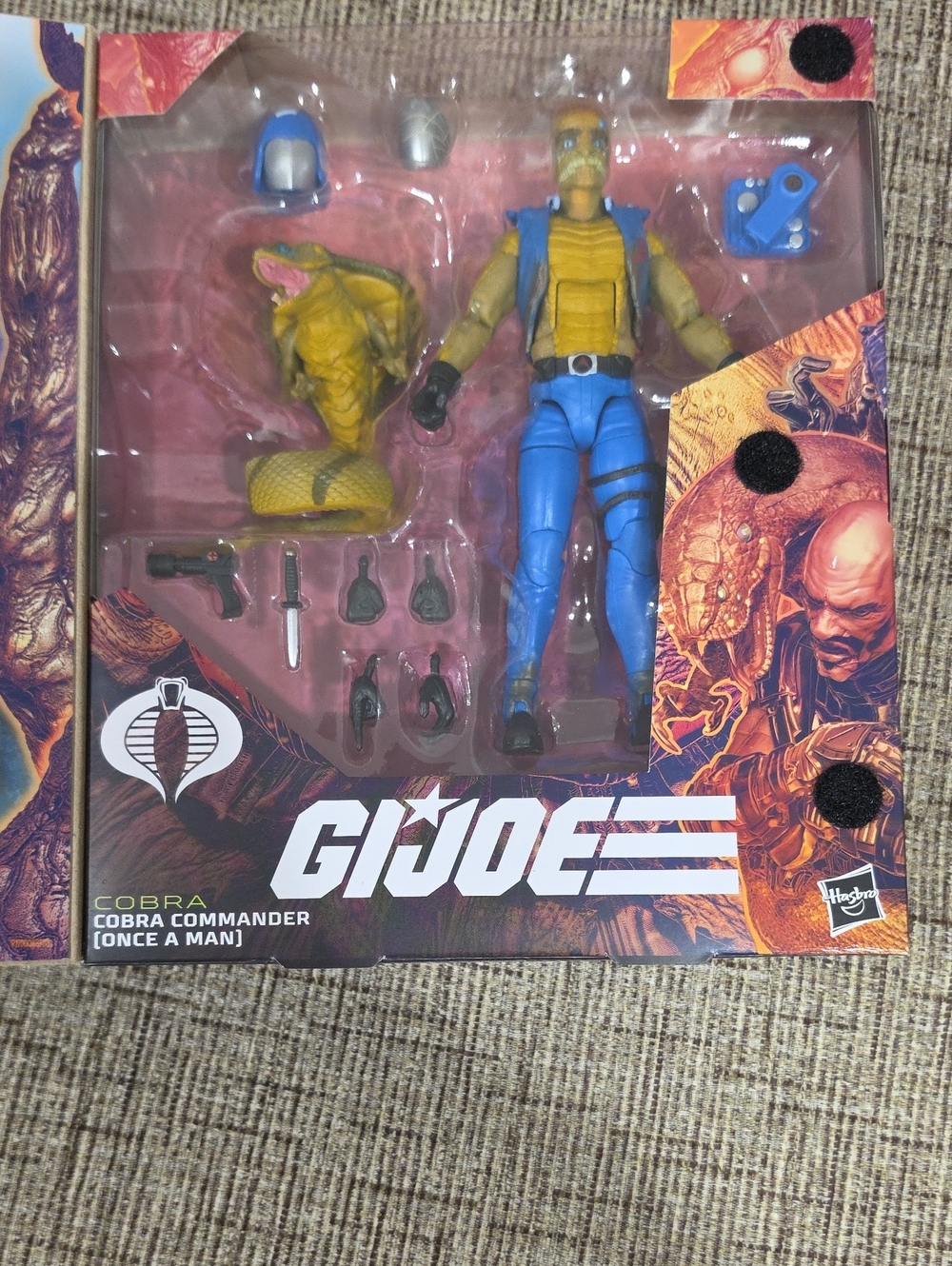 Hasbro G.I. Joe Cobra Commander Action Figure - Yellow, Blue